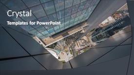  Presentation with antenna - Slides consisting of shanghai-china-aug-18-2015 background and a  colored foreground