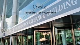  Presentation with stock exchange - Audience pleasing PPT theme consisting of shanghai-china-june-2-shanghai backdrop and a light blue colored foreground