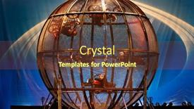  Presentation with acrobats - Cool new slide set with shanghai-china-november-28-stuntmen backdrop and a tawny brown colored foreground