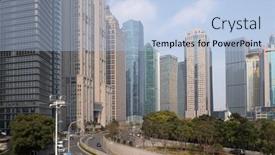  Presentation with financial center - 