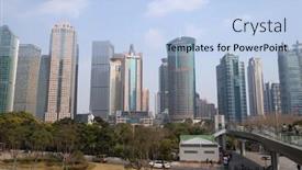  Presentation with financial center - 