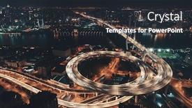  Presentation with shanghai - Slides consisting of shanghai-nanpu-bridge-over-huangpu background and a dark gray colored foreground