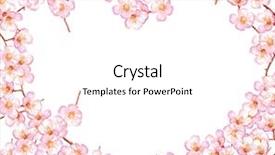  Presentation with heart shape tree - Amazing PPT layouts having shape frame from cherry tree backdrop and a white colored foreground