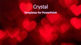  Presentation with shape heart - Cool new PPT layouts with shape holiday photo as background backdrop and a wine colored foreground