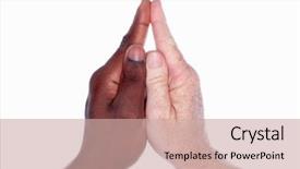  Presentation with peoples - Beautiful presentation theme featuring shape of a church backdrop and a soft green colored foreground