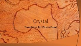  Presentation with africa continent - Presentation theme having shape-of-the-african-continent background and a gold colored foreground