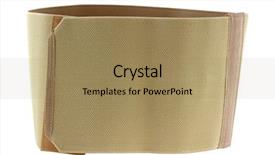  Presentation with stomach - Slide set featuring shaper - elastic belly bandit to tighten background and a coral colored foreground