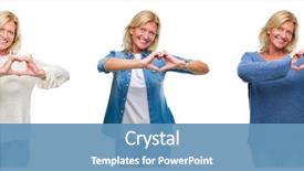  Presentation with hands heart - Colorful PPT layouts enhanced with shapes - collage beautiful middle age backdrop and a teal colored foreground