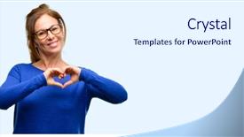  Presentation with arabian woman wearing hijab muslim - Theme featuring shapes - middle age woman wearing wool background and a white colored foreground