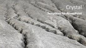  Presentation with volcano - Slide deck featuring shapes-in-ground-made background and a gray colored foreground