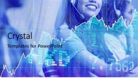  Presentation with stop violence against women - Beautiful slide deck featuring shares against female customer service backdrop and a light blue colored foreground