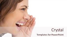  Presentation with white and black woman climbing ladders - Amazing slide set having old brick wall with moss and ivy growing on it vintage retro filter backdrop and a dark gray colored foreground