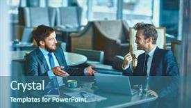  Presentation with sharing - Presentation design with sharing their ideas and opinion background and a ocean colored foreground