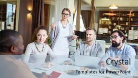  Presentation with sharing - Theme with  background and a  colored foreground