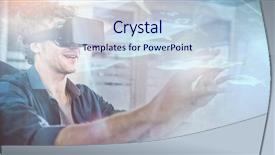  Presentation with shark - Audience pleasing PPT theme consisting of animal career - fish swimming with shark backdrop and a sky blue colored foreground