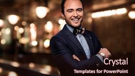  Presentation with night club - Amazing presentation having sharp dressed dandy fashionista backdrop and a wine colored foreground