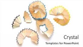  Presentation with shaving - Colorful PPT layouts enhanced with sharpener - yellow blue and black pencil backdrop and a pink colored foreground