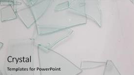  Presentation with shattered glass - PPT layouts enhanced with shattered - broken glass background and a light gray colored foreground