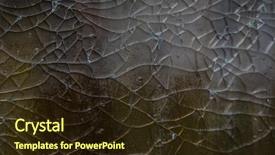  Presentation with shattered glass - Presentation design featuring shattered glass from bullet hole background and a wine colored foreground