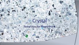  Presentation with shattered glass - Presentation theme featuring shattered small pieces of glass background and a lemonade colored foreground