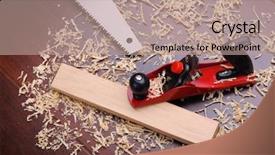  Presentation with brick - Cool new PPT layouts with shavings-of-wood-brick backdrop and a coral colored foreground