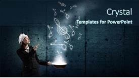  Presentation with idea - Cool new presentation theme with she-is-going-to-cook backdrop and a ocean colored foreground