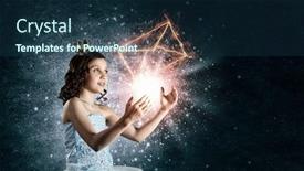  Presentation with princess - Beautiful theme featuring she is little princess mixed media backdrop and a navy blue colored foreground