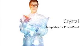  Presentation with science - Slides consisting of she-is-mastering-the-science and a white colored foreground