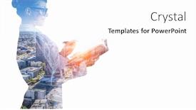  Presentation with science - Slide set featuring she-is-mastering-the-science background and a white colored foreground