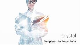  Presentation with science - PPT layouts featuring she-is-mastering-the-science and a white colored foreground