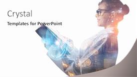  Presentation with science - PPT layouts featuring she-is-mastering-the-science and a white colored foreground