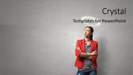  Presentation with angel - PPT theme enhanced with she is pure angel mixed background and a  colored foreground