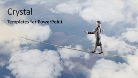  Presentation with blindfolded - PPT layouts featuring she is walking blindfolded mixed media background and a light blue colored foreground