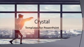  Presentation with media - Cool new PPT theme with she will be a champ backdrop and a lemonade colored foreground