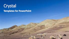  Presentation with grazing - Cool new theme with sheep and goats grazing backdrop and a ocean colored foreground