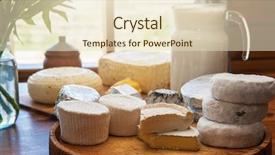  Presentation with camembert - Amazing slides having sheep cows - set of different cheese camembert backdrop and a lemonade colored foreground