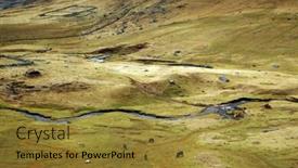  Presentation with fold - Audience pleasing presentation design consisting of sheep fold in cordiliera huayhuash peru south america backdrop and a gold colored foreground