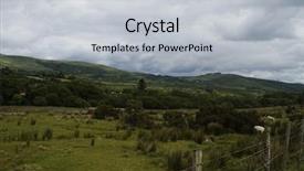  Presentation with killarney - Colorful theme enhanced with sheep grazing on a hill backdrop and a  colored foreground