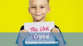  Presentation with sheet industry - Theme featuring sheet metal industry - close-up view of worker's hand background and a teal colored foreground