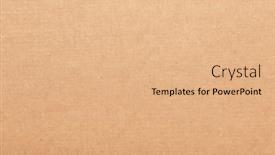  Presentation with packaging - Presentation theme having sheet-of-brown-kraft-paper background and a  colored foreground
