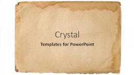  Presentation with white sheet - Beautiful theme featuring sheet of old paper isolated on a white background backdrop and a lemonade colored foreground