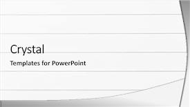  Presentation with notebook paper - Slide set with sheet of paper background background and a white colored foreground