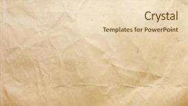  Presentation with white sheet - Slides consisting of sheet of paper isolated background and a lemonade colored foreground