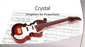  Presentation with sheet music - Beautiful slides featuring  backdrop and a  colored foreground