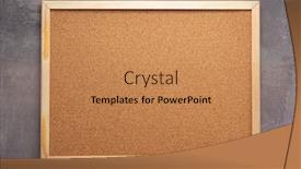  Presentation with corkboard - Amazing PPT layouts having sheet-of-sack-hessian-burlap backdrop and a coral colored foreground