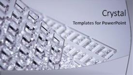  Presentation with laser cutting - Slide deck consisting of sheet of transparent plastic background and a light blue colored foreground