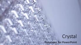  Presentation with laser cutting - Slide deck enhanced with sheet of transparent plastic background and a light blue colored foreground