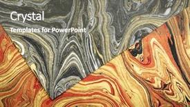  Presentation with red gold black - Theme with sheets of red black silver background and a gray colored foreground