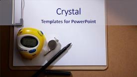  Presentation with whistle - Cool new slides with sheets soccer - digital stop watch with silver backdrop and a  colored foreground