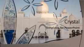  Presentation with zayed - Slide deck enhanced with sheikh zayed grand mosque abu background and a  colored foreground